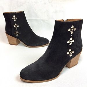 NEW Frye Suede Casey Studded Ankle Boots Sz 9